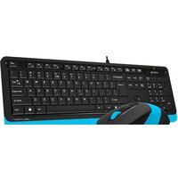 Офисный набор A4Tech Fstyler F1010 (черный/синий)