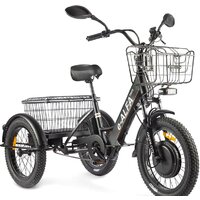 Электровелосипед Eltreco Green City e-ALFA Trike 2022 (черный)