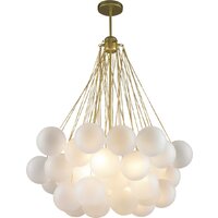 Подвесная люстра iLamp Globe 10099P/3-D800 Gold&White