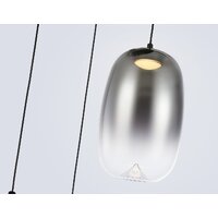 Подвесная люстра Ambrella light LH11099/3 BK/SM (черный/дымчатый)