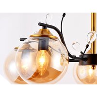 Подвесная люстра Ambrella light Traditional TR9072/5 BK/TI