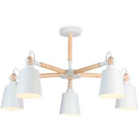 Люстра средней высоты Ambrella light TR82208/5 WH/LW