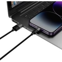 Кабель Baseus StarSpeed 1-for-3 Fast Charging Data Cable (1.2 м, черный)