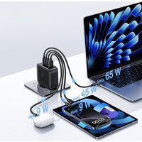 Сетевое зарядное Baseus EnerFill FH11 140W E0121J00 (черный)