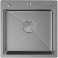 Кухонная мойка ARFEKA Eco AR 500*500 POP-UP SATIN