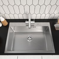Кухонная мойка ARFEKA ECO AR 700*500 SATIN DECOR MILLET GRAINS
