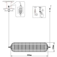 Подвесная люстра Omnilux Cedrello OML-68803-01