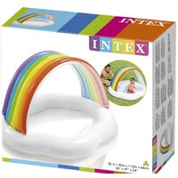 Надувной бассейн Intex Радуга-облако 57141 (142x119x84)