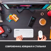 Мышь Logitech M350 Pebble (белый)