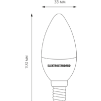Светодиодная лампочка Elektrostandard C35 9W 4200K E14 BLE1427