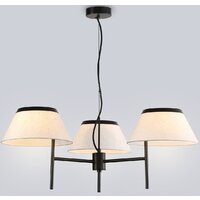 Подвесная люстра Ambrella LH72451/3 BK/WH (черный/белый)
