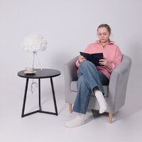 Настольная лампа AksHome Snow E27 (белый)