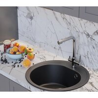 Кухонная мойка Mixline ML-GM11 551829 (ультра-черный)