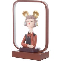 Настольная лампа Risalux Девушка в наушниках 9330728 (коричневый)