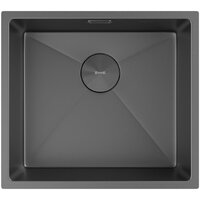 Кухонная мойка ZorG Zerox 49 U / IF Zurinox PVD Gunblack