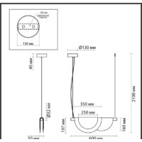 Подвесная люстра Odeon Light Colle 4358/20L
