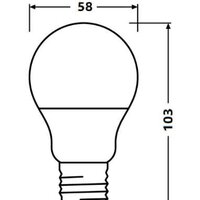 Светодиодная лампочка Osram LV CL A60 7 SW/840 230V E27 10X1 RU