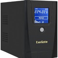 Источник бесперебойного питания ExeGate SpecialPro Smart LLB-1000.LCD.AVR.1SH.2C13.RJ.USB EX292788RUS