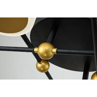 Люстра средней высоты Escada Cassiopeia 10247/8 LED LED*63W Black/Gold