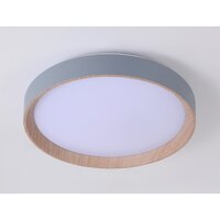 Светильник-тарелка Ambrella light FZ1320 (серый/светлое дерево)