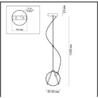 Подвесная люстра Lumion Suspentioni 5288/1