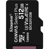 Карта памяти Kingston Canvas Select Plus microSDXC 512GB