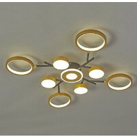 Припотолочная люстра Escada 10206/9LED (черный/золото)