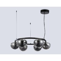 Подвесная люстра Ambrella light LH12003/6 BK/GD/SM (черный/золото/дымчатый)