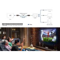 Кабель Aten VE781010-AT HDMI - HDMI (10 м, черный)