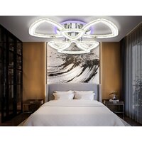 Припотолочная люстра Ambrella light Acrylica FA8861/3+3 CH (хром)