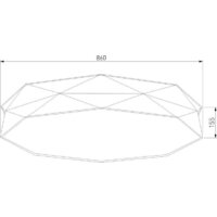 Припотолочная люстра TK Lighting Kantoor Nature 6196