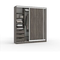 Шкаф-купе Кортекс-мебель Сенатор ШК12-45 классика (орех элия)