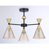 Люстра средней высоты Ambrella light Traditional TR3169/3 BK/GD