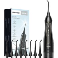 Ирригатор  Fairywill F5020E (черный, 7 насадок)