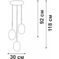 Подвесная люстра Vitaluce V2821-1/3S