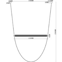 Подвесная люстра iLedex Rocks 2413L OR