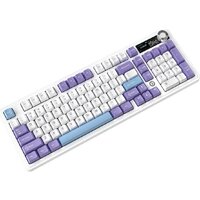Клавиатура Ajazz AK980 V2 (фиолетовый/белый/синий, Ajazz Gift)
