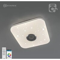 Светильник-тарелка Estares Music Rgb 40W S-APP-330-WHITE/CHROME-220-IP20