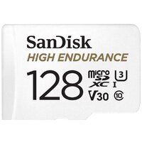 Карта памяти SanDisk High Endurance microSDXC SDSQQNR-128G-GN6IA 128GB (с адаптером)
