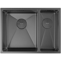 Кухонная мойка ZorG Zerox 58-2 U / IF-R PVD Gunblack