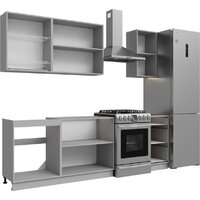 Готовая кухня Кортекс-мебель Корнелия Лира 1.8 без столешницы (капучино)