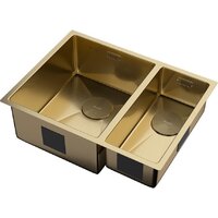 Кухонная мойка ZorG Zerox 58-2 U / IF-R PVD Gold