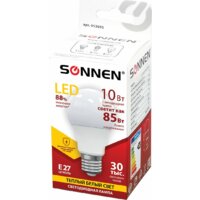 Светодиодная лампочка Sonnen Е27 10 Вт 2700К A60-10W-2700-E27 (10 шт, теплый белый)