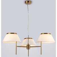 Подвесная люстра Ambrella LH72471/3 BS/WH (латунь/белый)