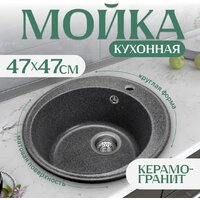 Кухонная мойка Saniteco Nova (графит)