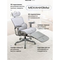 Офисное кресло Evolution ZX 2 (серый)