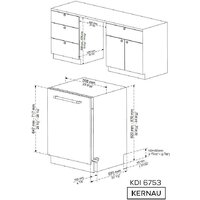 Встраиваемая посудомоечная машина Kernau KDI 6753