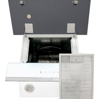 Кухонная вытяжка Grand Gloucester 60 (белый/нержавеющая сталь)