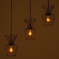 Подвесная люстра BayerLux Фрейя 9626329 (золото)