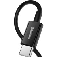 Кабель Baseus CATLYS-C01 USB Type-C - Lightning (2 м, черный)